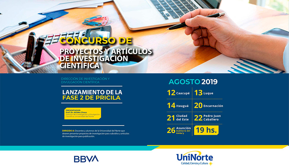 Ganadores de las propuestas PRICILA para proyectos y artículos de investigación de la Universidad del Norte