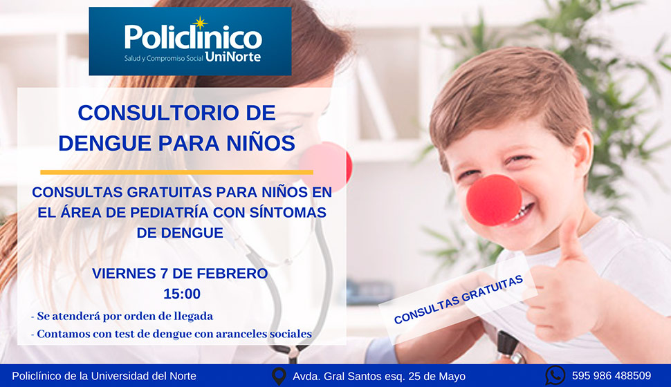 Consultorio de dengue para niños