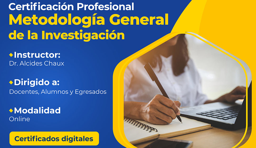 Certificación profesional | Metodología General de la Investigación